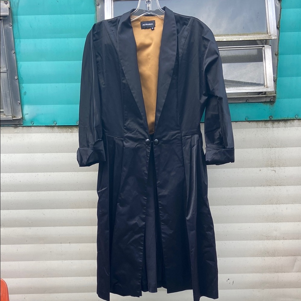 Black Evening Coat by Petrunia